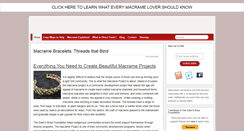 Desktop Screenshot of macramebracelets.com